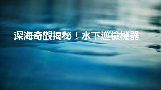 深海奇觀揭秘！水下巡檢機器人探索神秘海底世界，發(fā)現驚人發(fā)現引爆全球熱議！